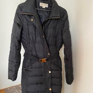 Long MICHAEL KORS coat/jacket size S with belt